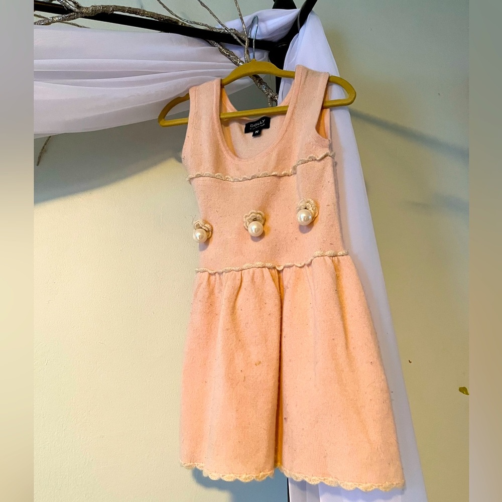 Le Petite Tom “Dolly Pearl Collection” Girls Cashmere Wool Knitwear Dress! Kids
